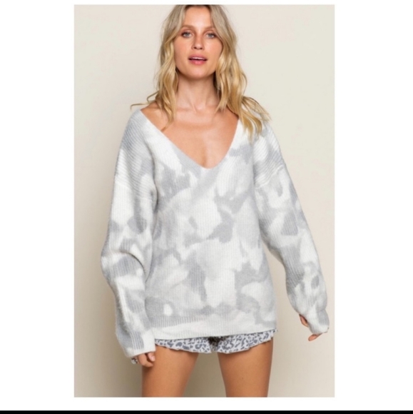 POL Dip-dyed Knitted Sweater - Picture 3 of 9